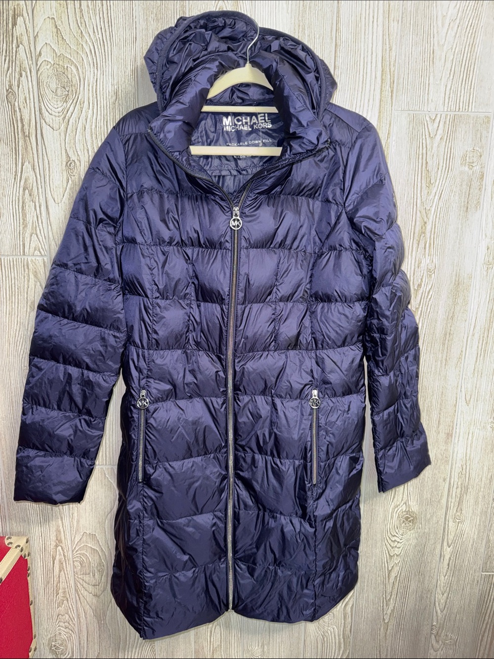 MICHAEL Michael Kors Navy Packable Down-Fill Puffer Jacket